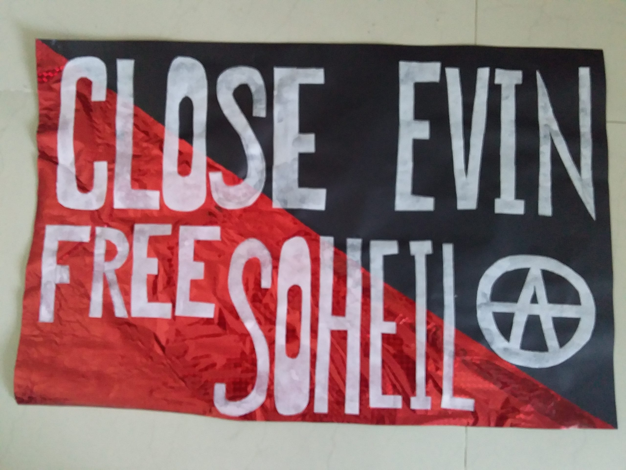 Soheil ARABI, prisonnier politique anarchiste en Iran adresse ses voeux pour le nouvel an iranien (Norouz)